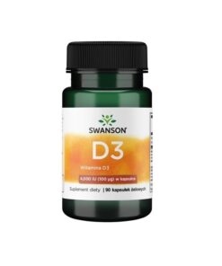 SWANSON Witamina D-3 4000IU 90 kaps