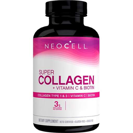 Super Collagene + Vitamina C e Biotina - 180 compresse
