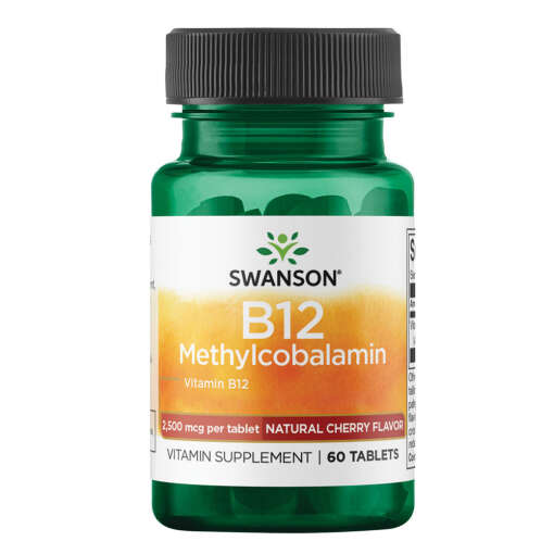 Swanson Vitamin B12 Methylcobalamin – 2500 mcg (60 Orally Dissolving Tablets) – Image 4