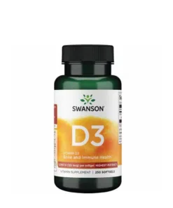 Swanson Vitamin D3 (250 Softgels)
