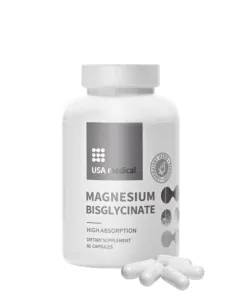 USA medical Magnesium Bisglycinate (60 Capsules)