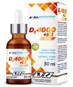 Vit D3 4000 + K2 Drops - 30 ml.