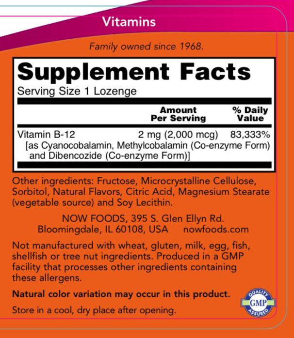 2000mcg - 100 lozenges