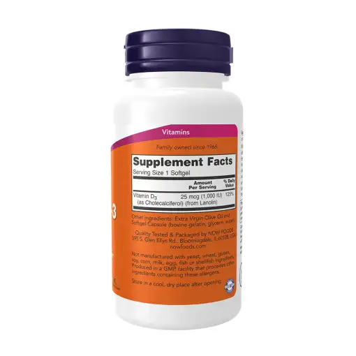 1000 IU - 180 softgels