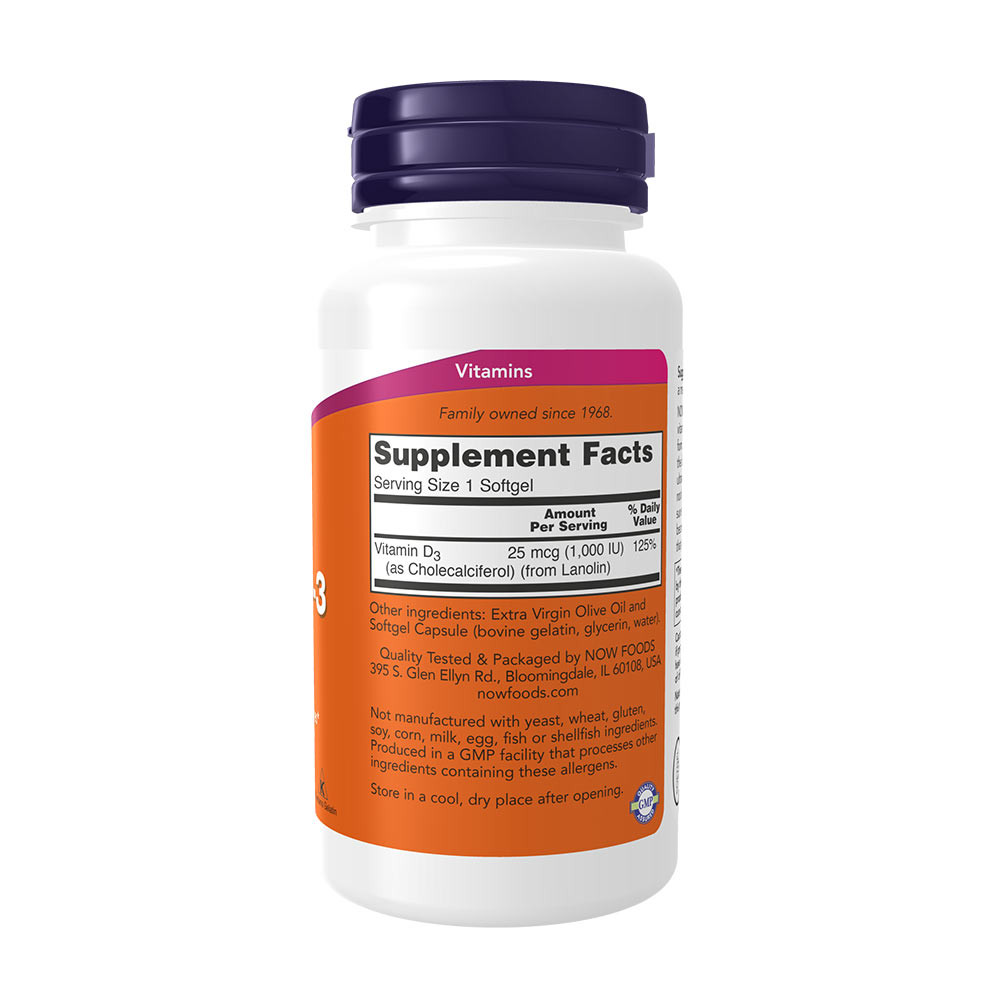 1000 IU - 180 softgels