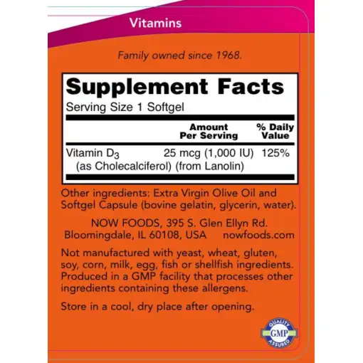 1000 IU - 360 softgels