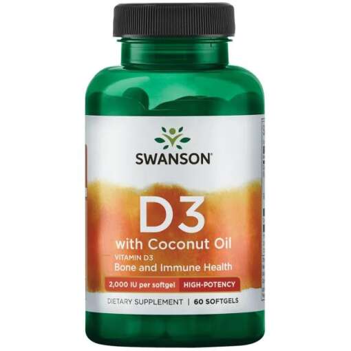 Vitamine D-3 à l'huile de coco