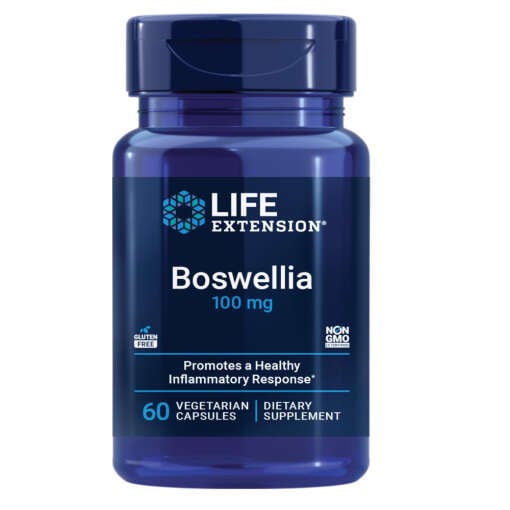 Life Extension, Boswellia, 100 mg, 60 gélules végétariennes